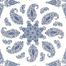 T36429 East India Indienne Blue and White Wallpaper by Thibaut