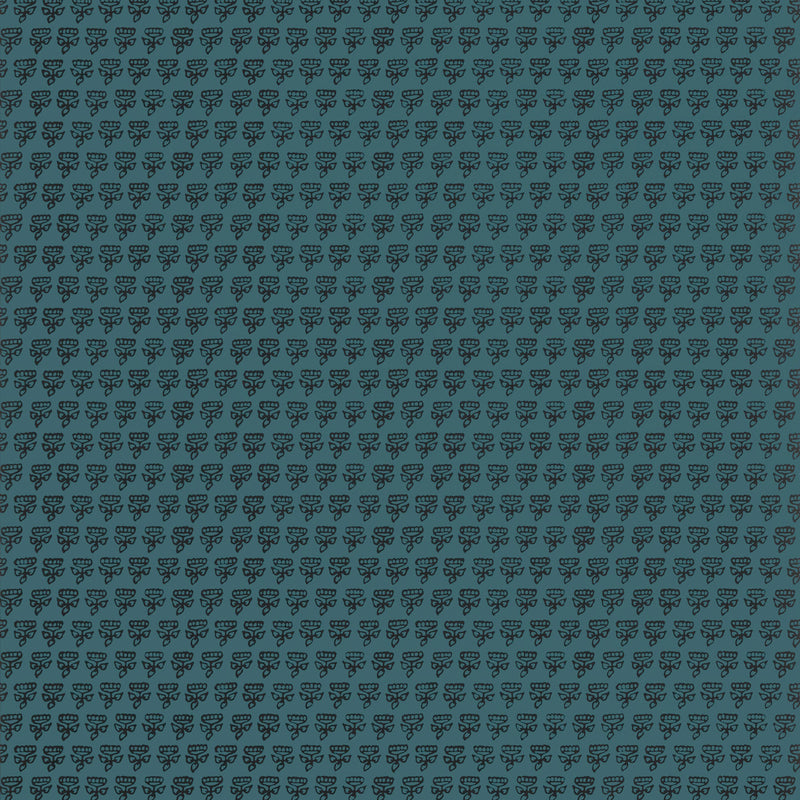 T36443 Mimi Indienne Teal Wallpaper by Thibaut