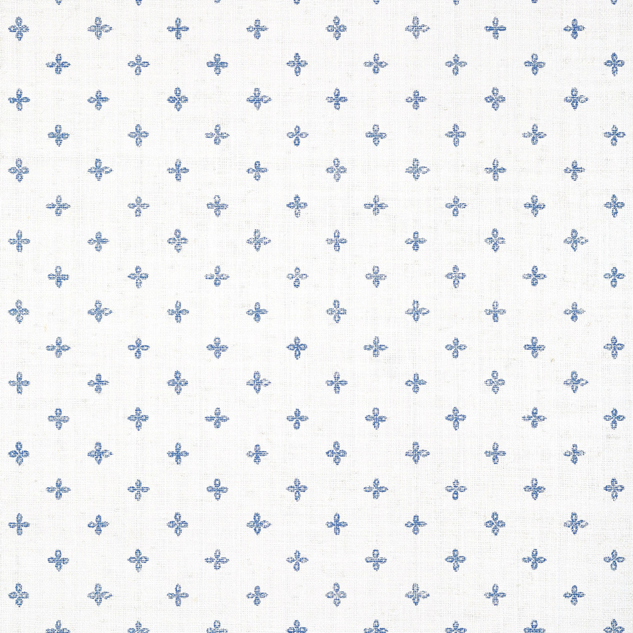 T36451 Bethany Indienne Navy on White Wallpaper by Thibaut