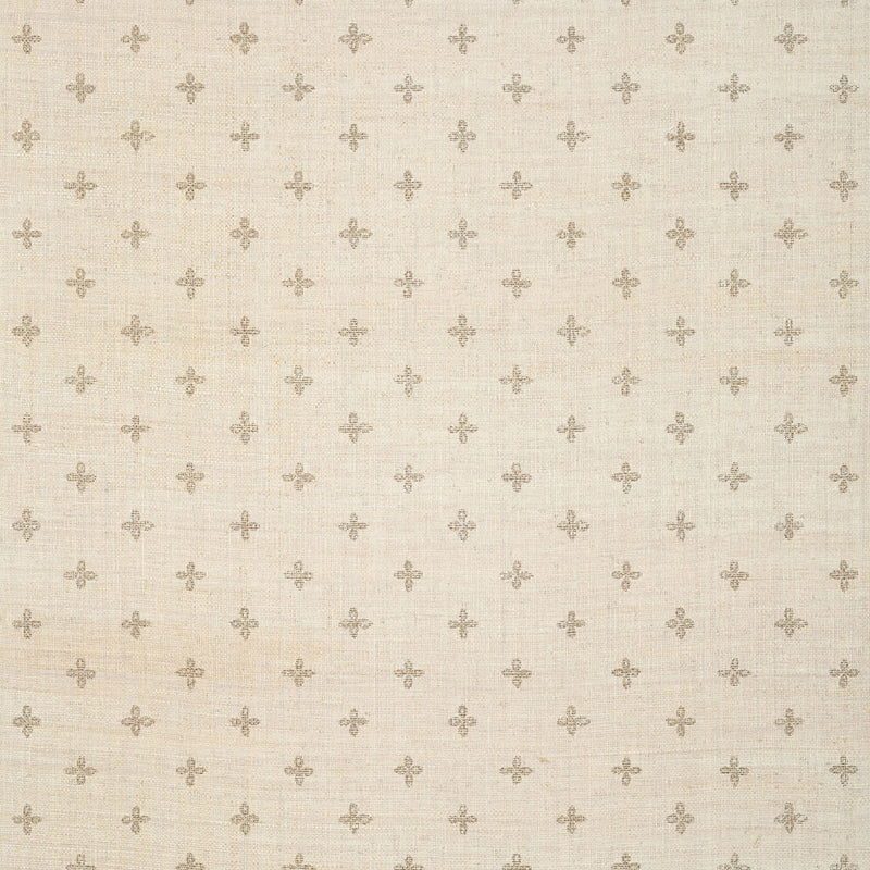 T36453 Bethany Indienne Beige on Off White Wallpaper by Thibaut