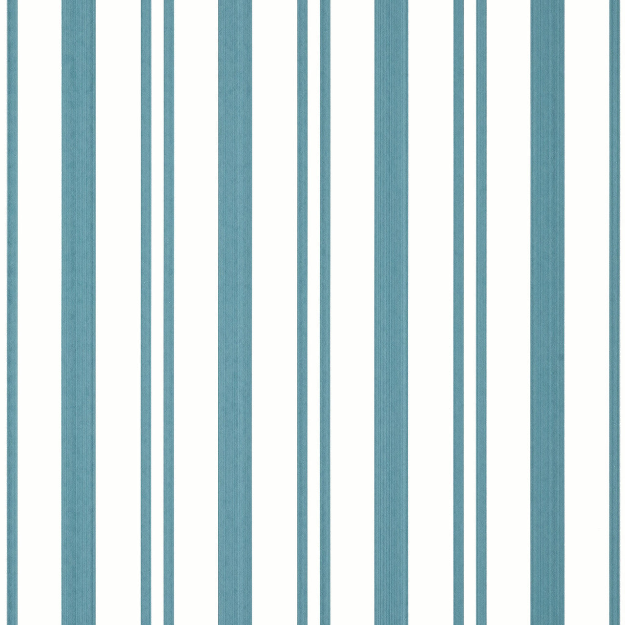 T36457 Maggie Stripe Indienne Teal Wallpaper by Thibaut