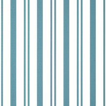 T36457 Maggie Stripe Indienne Teal Wallpaper by Thibaut