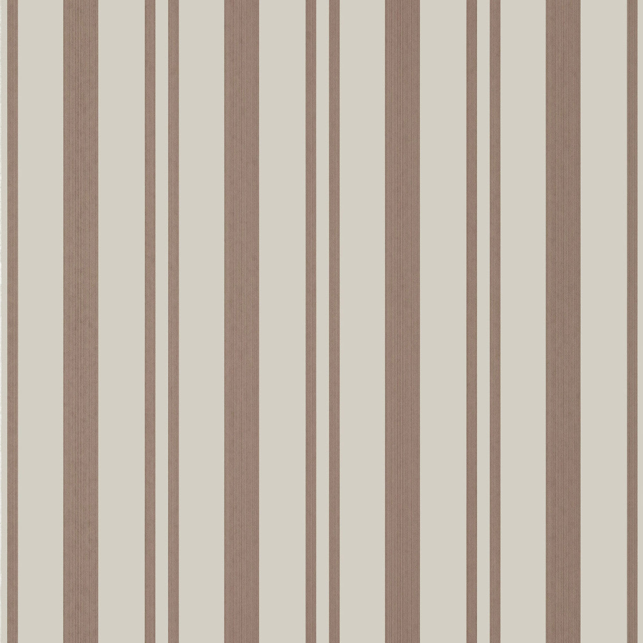 T36463 Maggie Stripe Indienne Brown Wallpaper by Thibaut