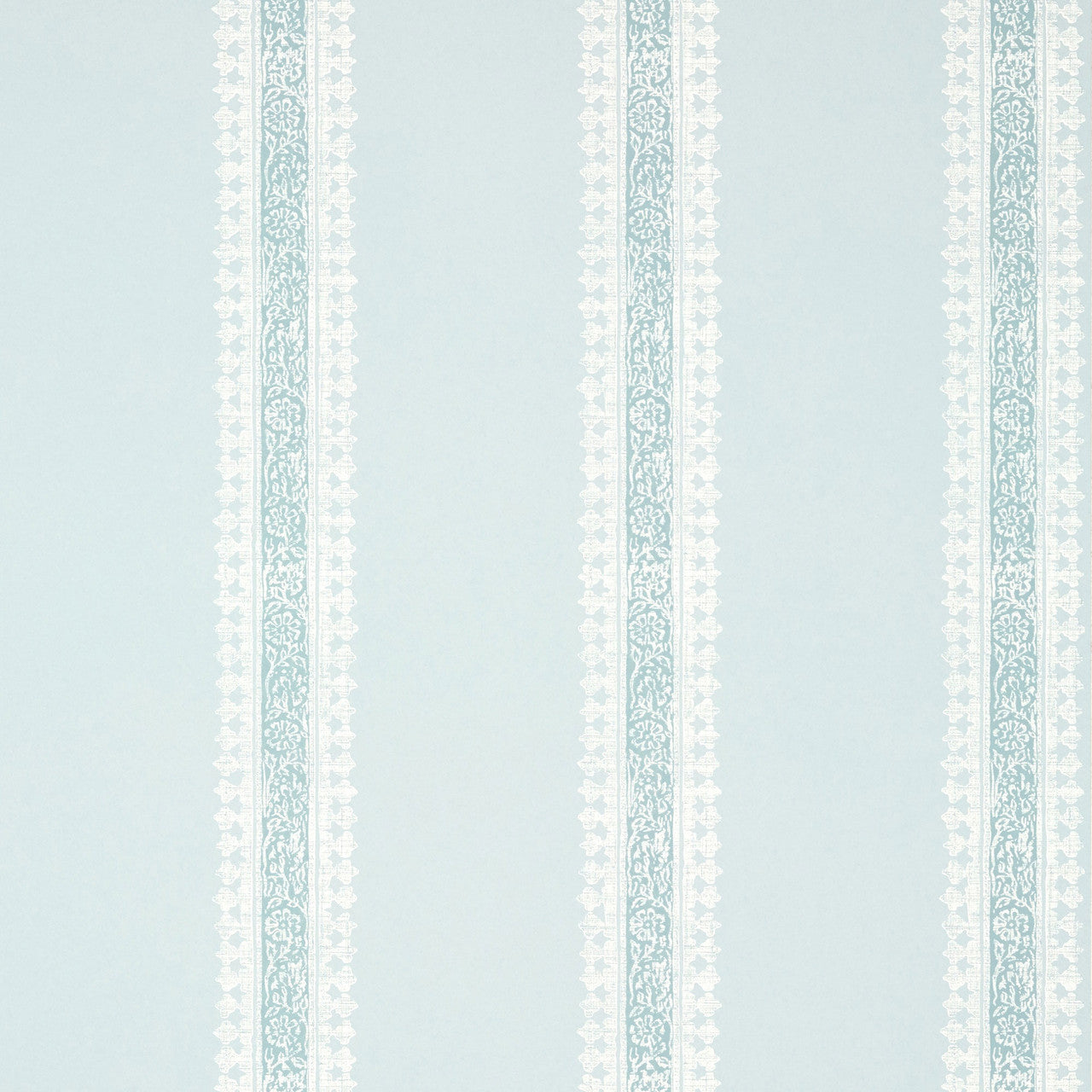 T36468 Cambridge Stripe Indienne Robin's Egg Wallpaper by Thibaut