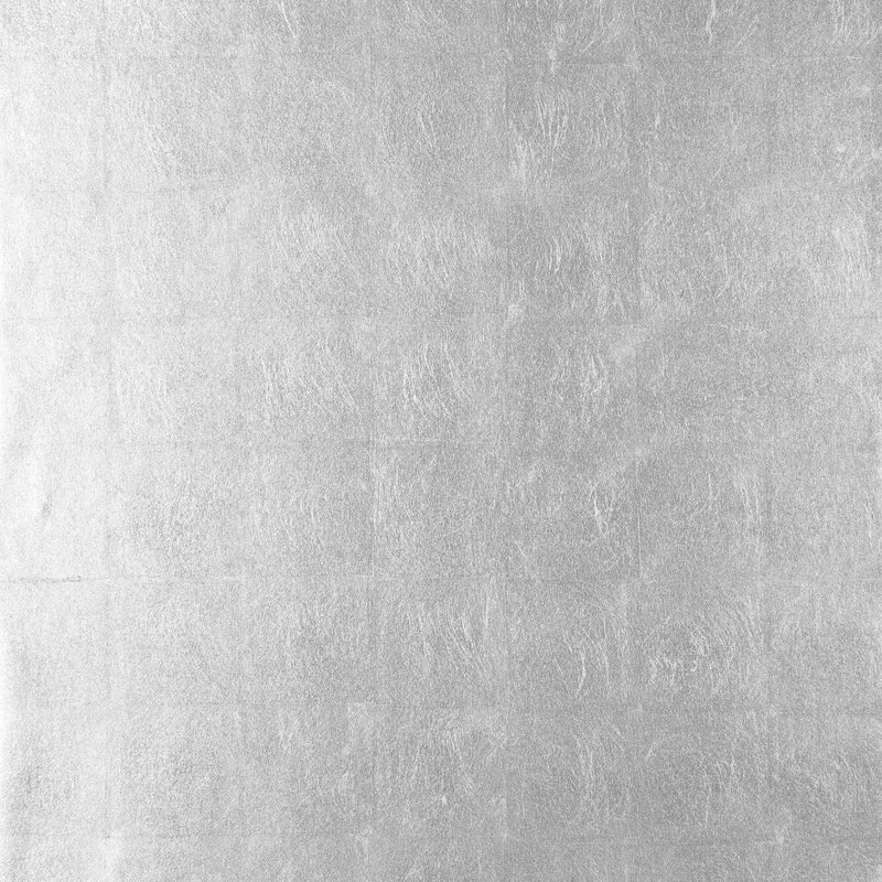 T41010 Metal Leaf Modern Resource 4 Metallic Silver Wallpaper by Thibaut