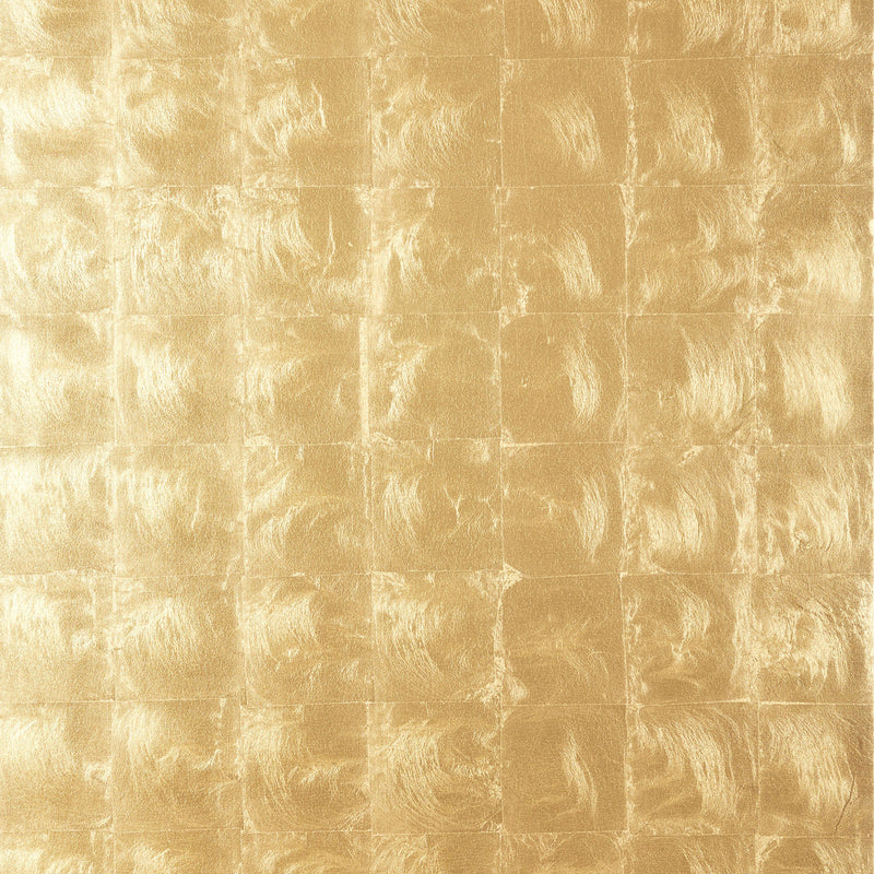 T41011 Metal Leaf Modern Resource 4 Metallic Gold Wallpaper by Thibaut