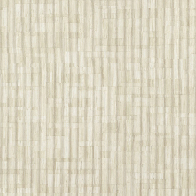 T41019 Bamboo Mosaic Modern Resource 4 Sand Wallpaper by Thibaut