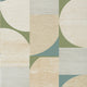 Saturn Modern Resource 4 Metallic Gold and Moss Wallpaper by Thibaut