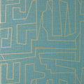 Matrix Modern Resource 4 Metallic Gold and Teal Wallpaper by Thibaut