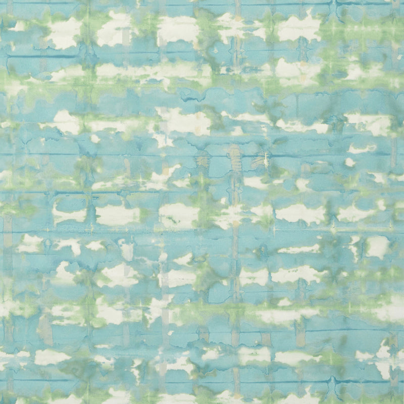 T41040 Illusion Modern Resource 4 Teal and Green Wallpaper by Thibaut
