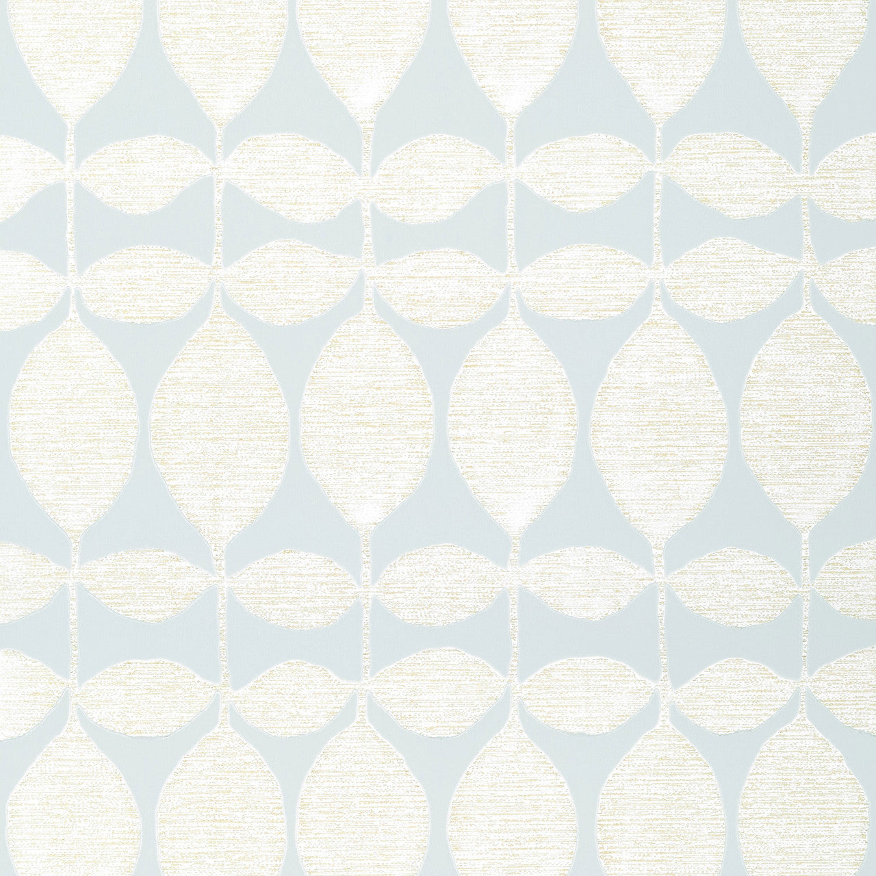 T41043 Lola Modern Resource 4 Pearl on Soft Blue Wallpaper by Thibaut