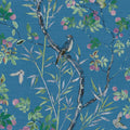 Claire Sojourn Navy Wallpaper by Thibaut