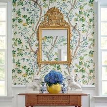 T42010 Claire Sojourn Spa Blue Wallpaper by Thibaut