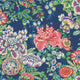 Peony Garden Sojourn Navy Wallpaper by Thibaut