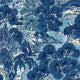 Pagoda Trees Sojourn Blue Wallpaper by Thibaut