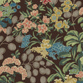 Meadow Sojourn Brown Wallpaper by Thibaut