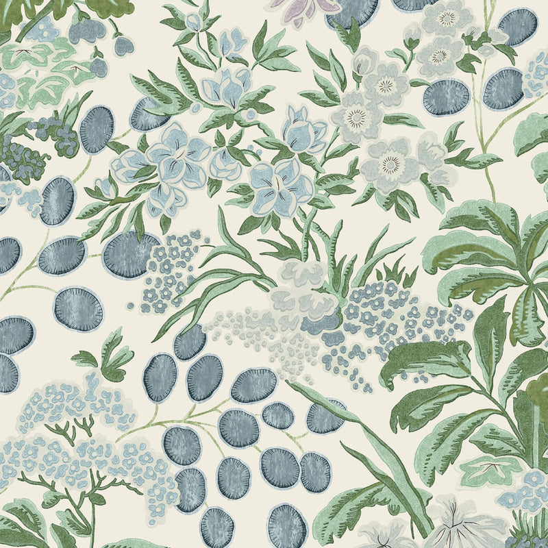 T42038 Meadow Sojourn Lavender and Blue Wallpaper by Thibaut