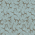 Maldives Sojourn Spa Blue and Brown Wallpaper by Thibaut