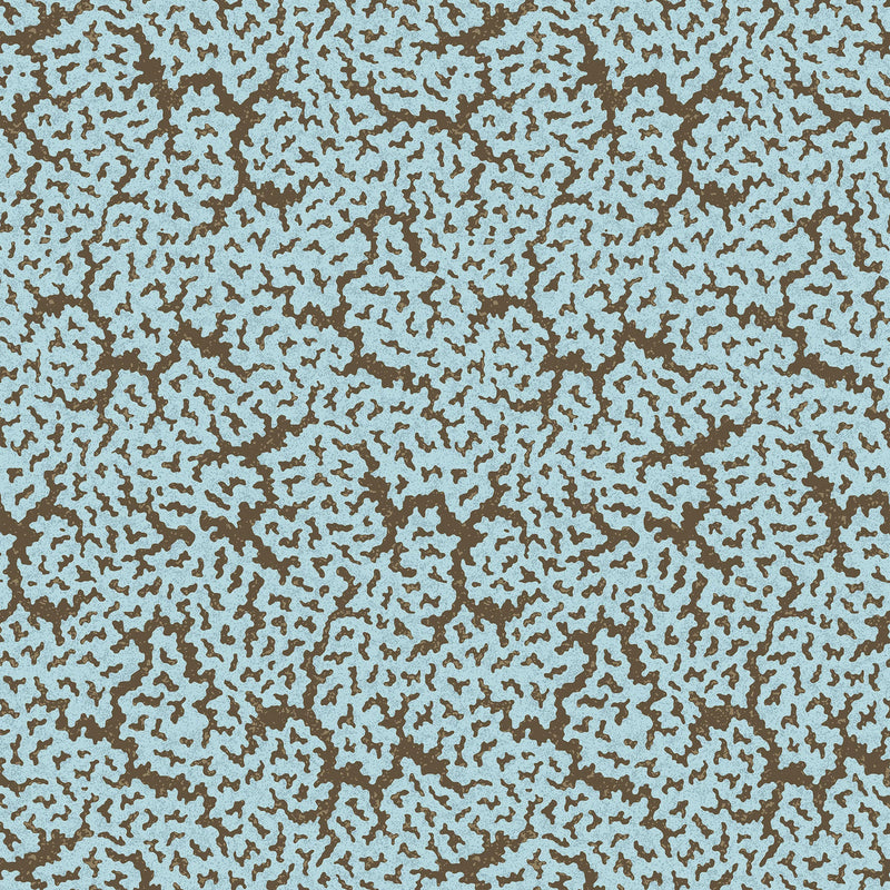 T42045 Maldives Sojourn Spa Blue and Brown Wallpaper by Thibaut