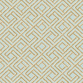 French Lattice Sojourn Blue and Beige Wallpaper by Thibaut