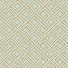 T42046 French Lattice Sojourn Blue and Beige Wallpaper by Thibaut