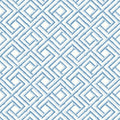 French Lattice Sojourn Blue Wallpaper by Thibaut