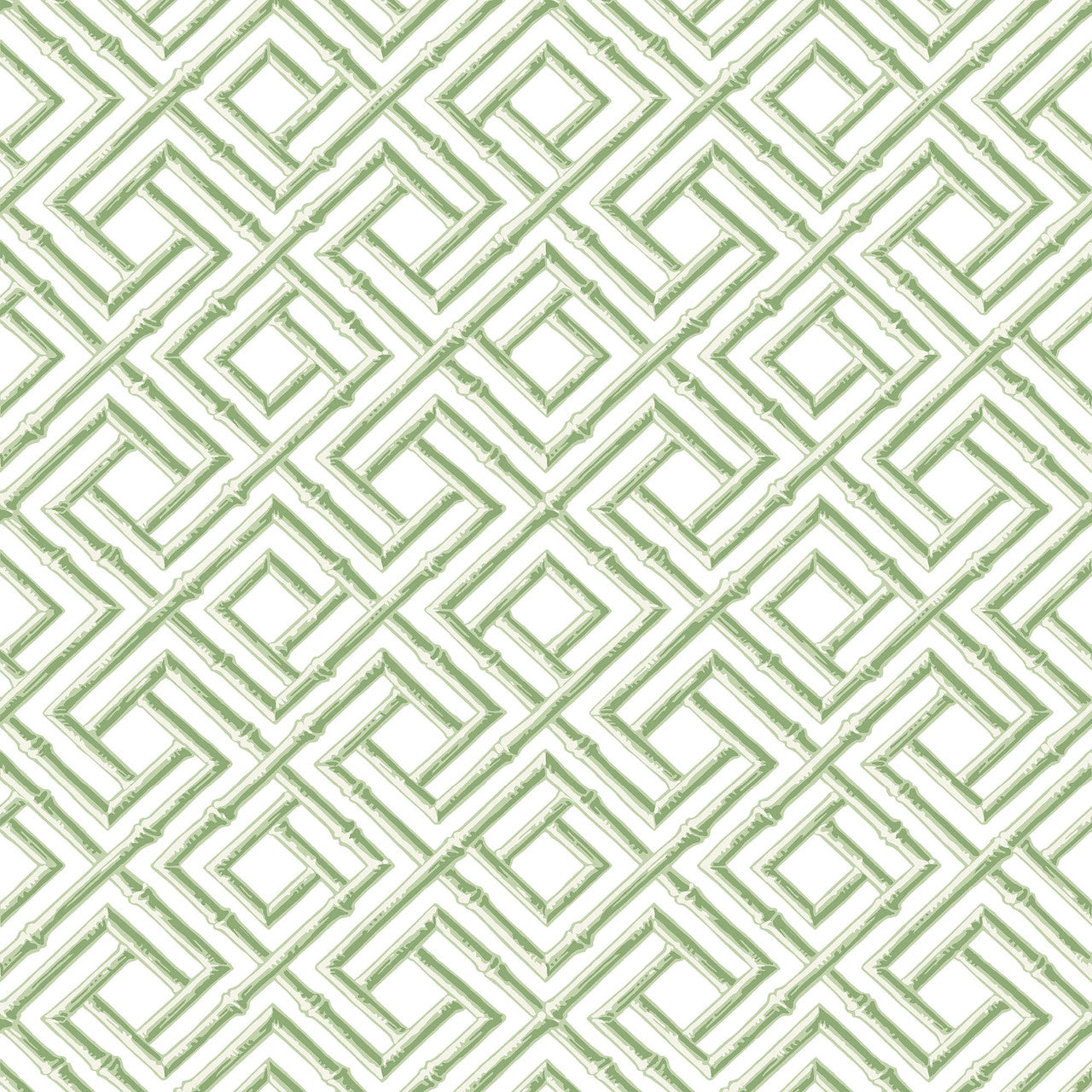T42049 French Lattice Sojourn Green Wallpaper by Thibaut