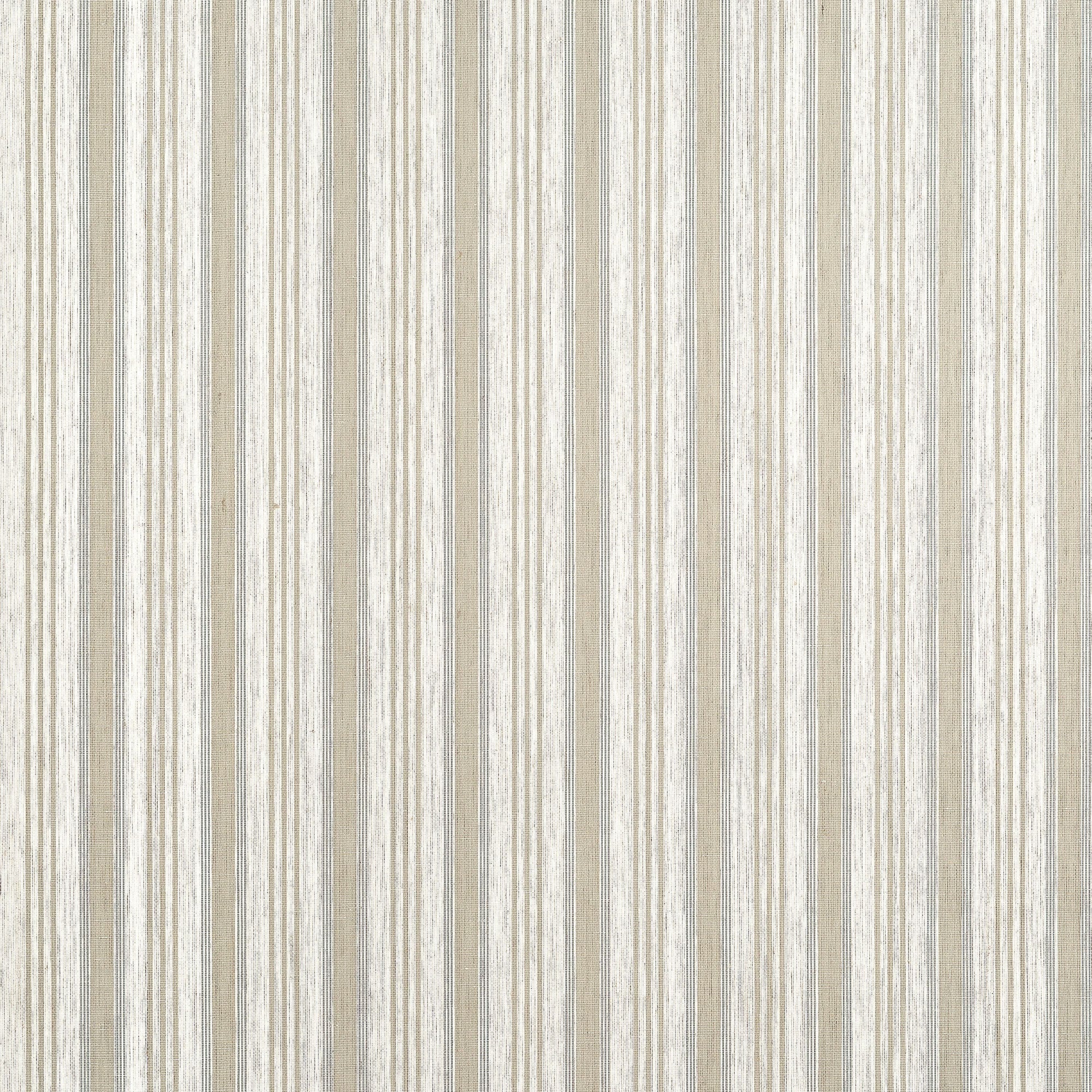 T44000 Bennett Stripe Beige Stripes and Checks Resource Wallpaper by Thibaut