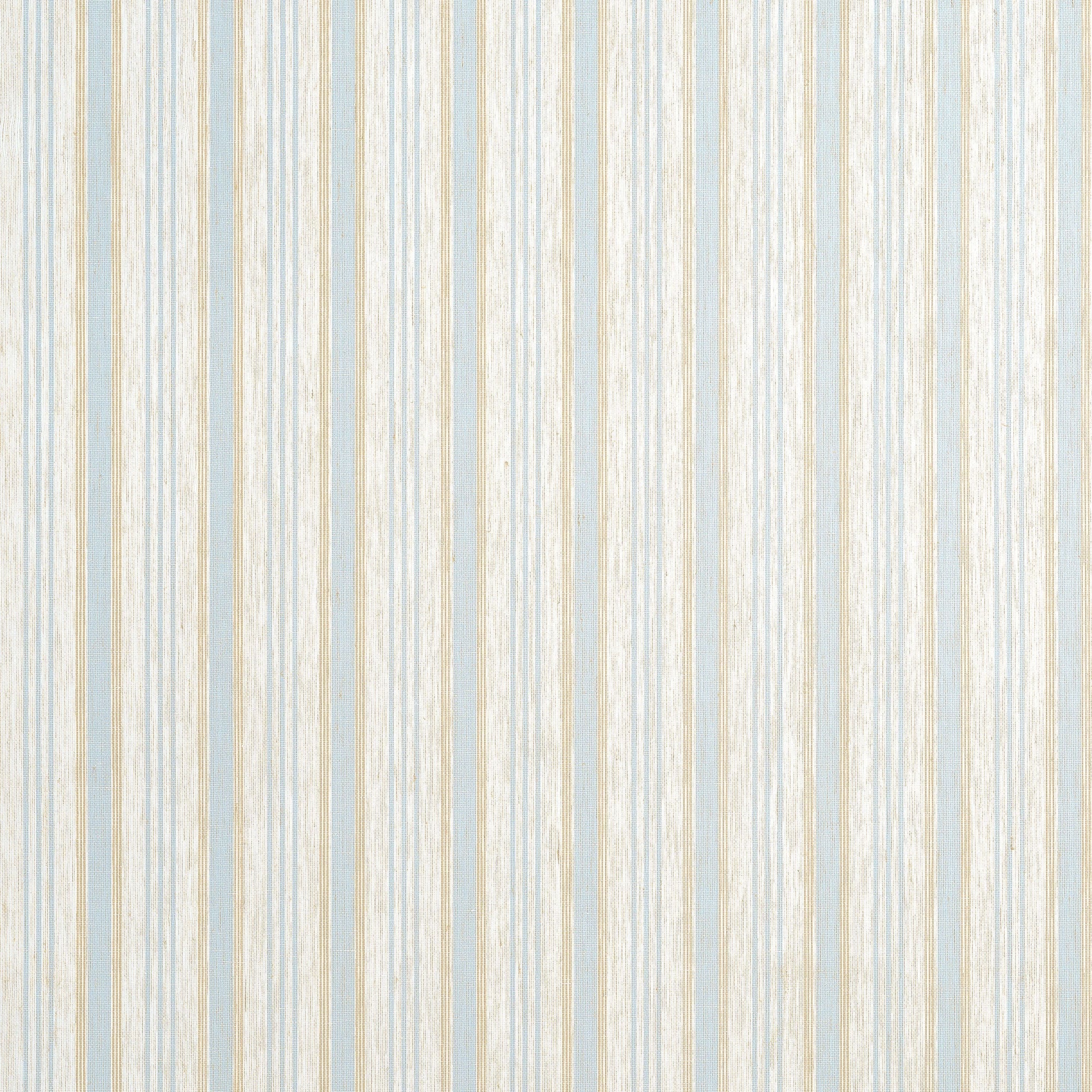 T44001 Bennett Stripe Spa Blue Stripes and Checks Resource Wallpaper by Thibaut