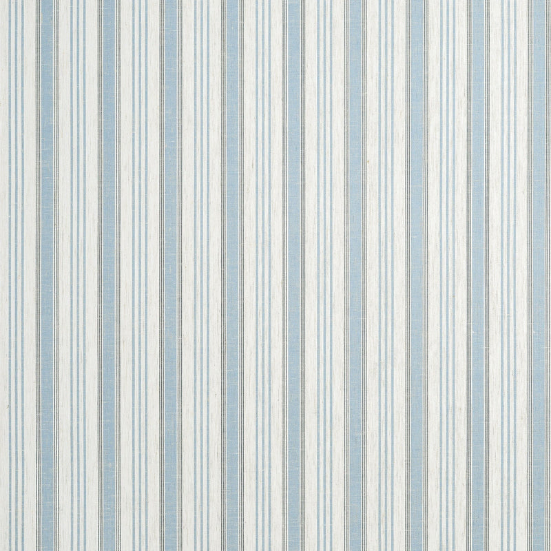 T44002 Bennett Stripe Blue Stripes and Checks Resource Wallpaper by Thibaut