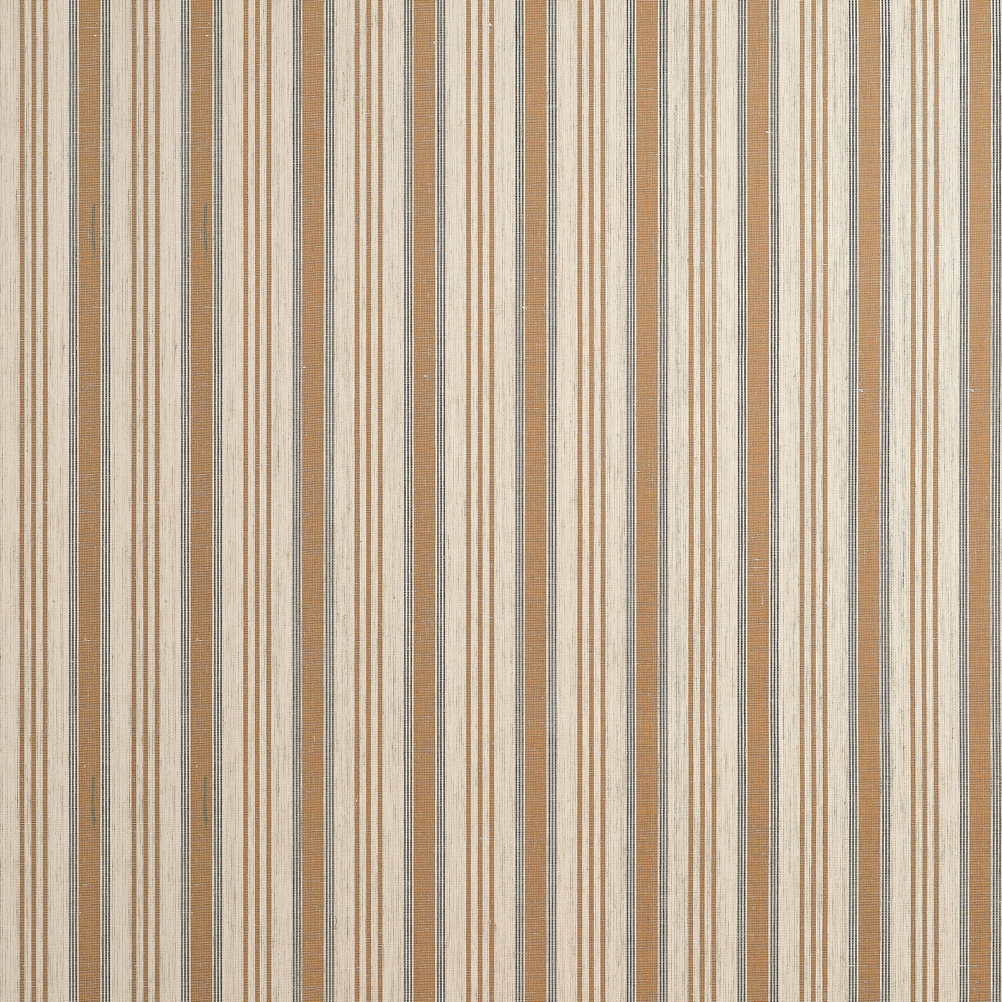 T44004 Bennett Stripe Cognac Stripes and Checks Resource Wallpaper by Thibaut