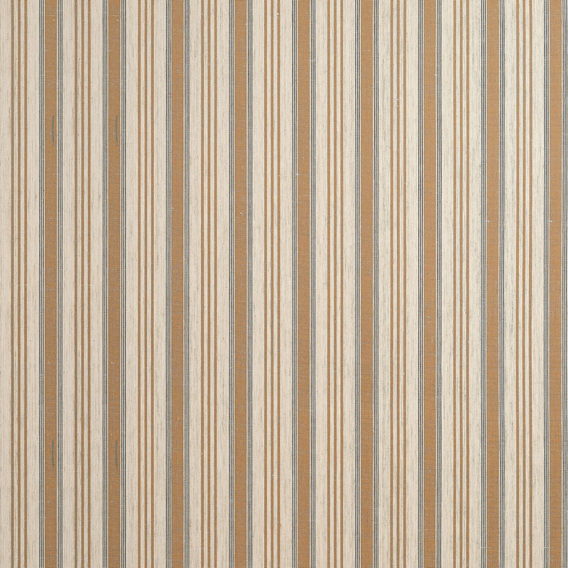 T44004 Bennett Stripe Cognac Stripes and Checks Resource Wallpaper by Thibaut