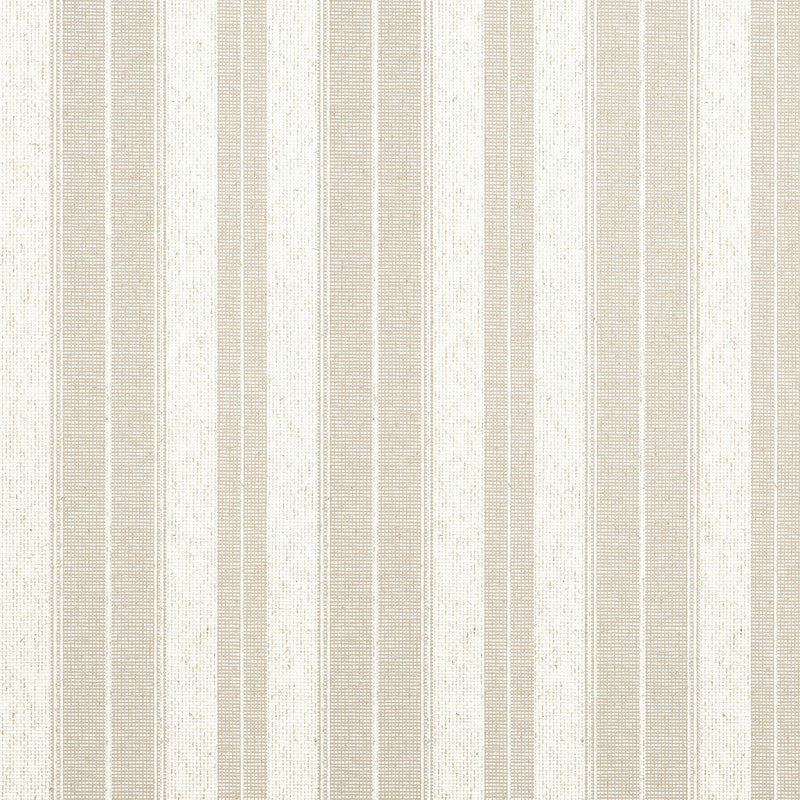 T44006 Frisco Stripe Beige Stripes and Checks Resource Wallpaper by Thibaut