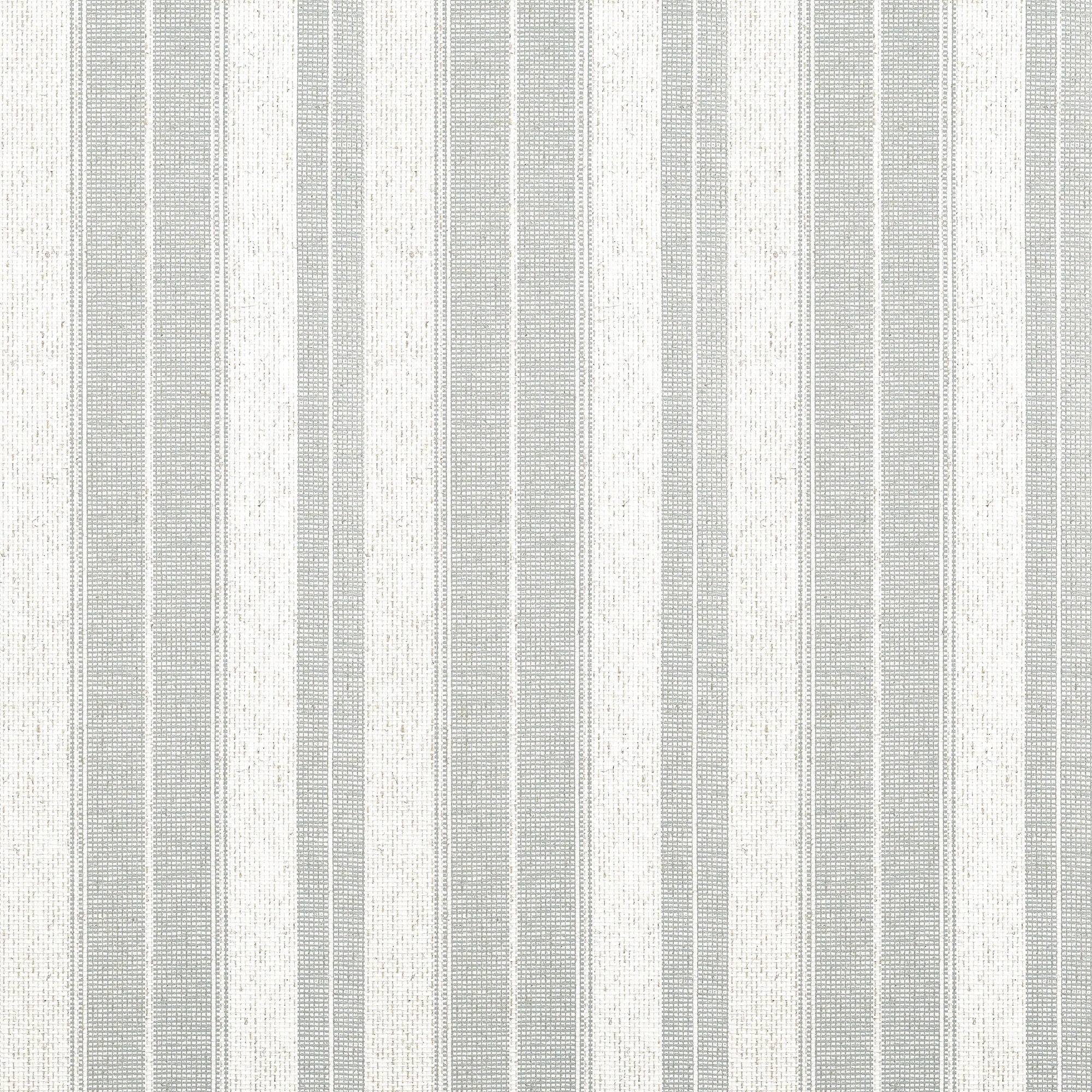 T44007 Frisco Stripe Light Grey Stripes and Checks Resource Wallpaper by Thibaut