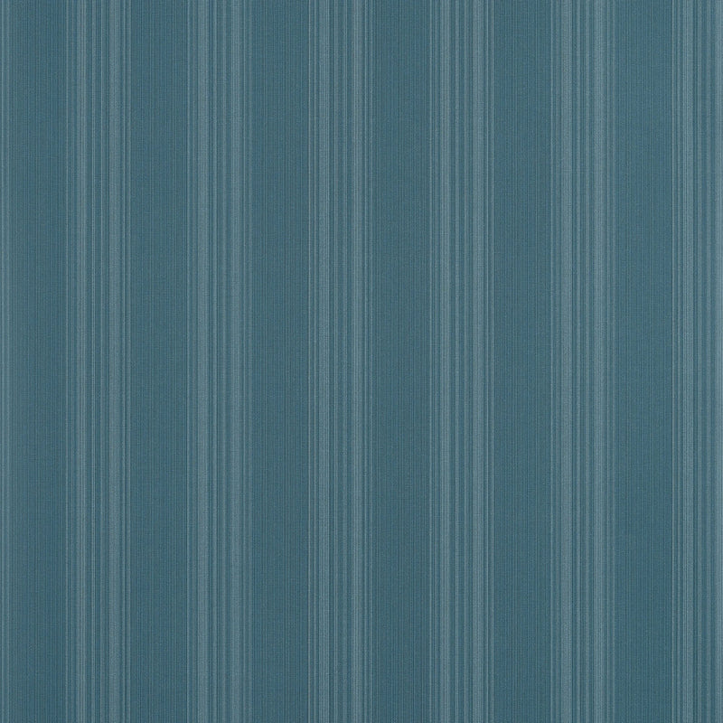 T44018 Scarlet Stripe Peacock Blue Stripes and Checks Resource Wallpaper by Thibaut