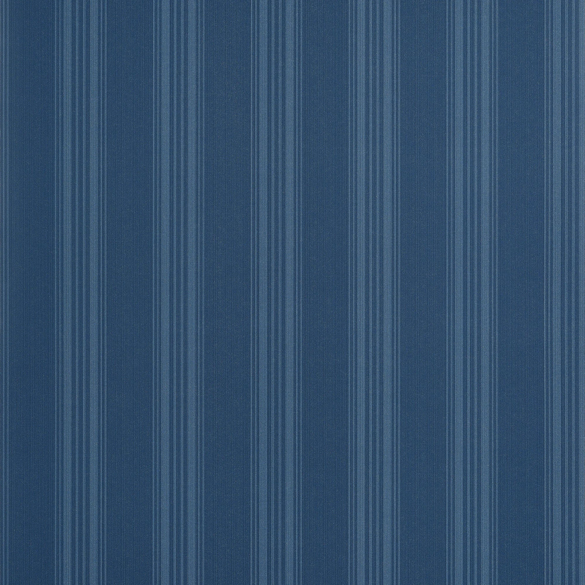 T44019 Scarlet Stripe Navy Stripes and Checks Resource Wallpaper by Thibaut