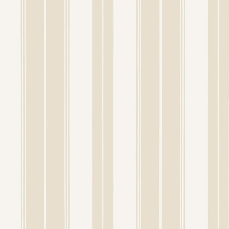 T44039 Norfolk Stripe Beige Stripes and Checks Resource Wallpaper by Thibaut
