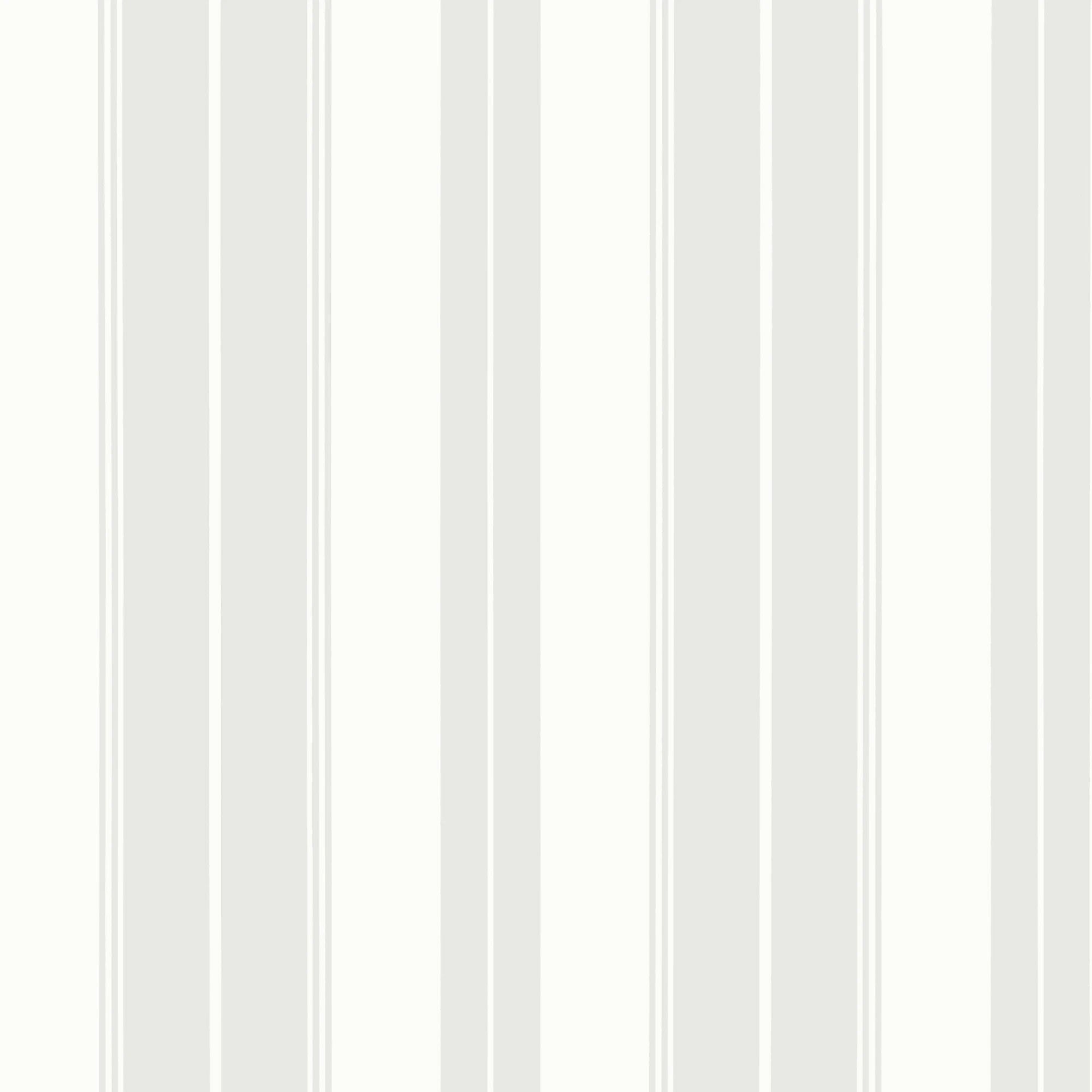T44040 Norfolk Stripe Grey Stripes and Checks Resource Wallpaper by Thibaut