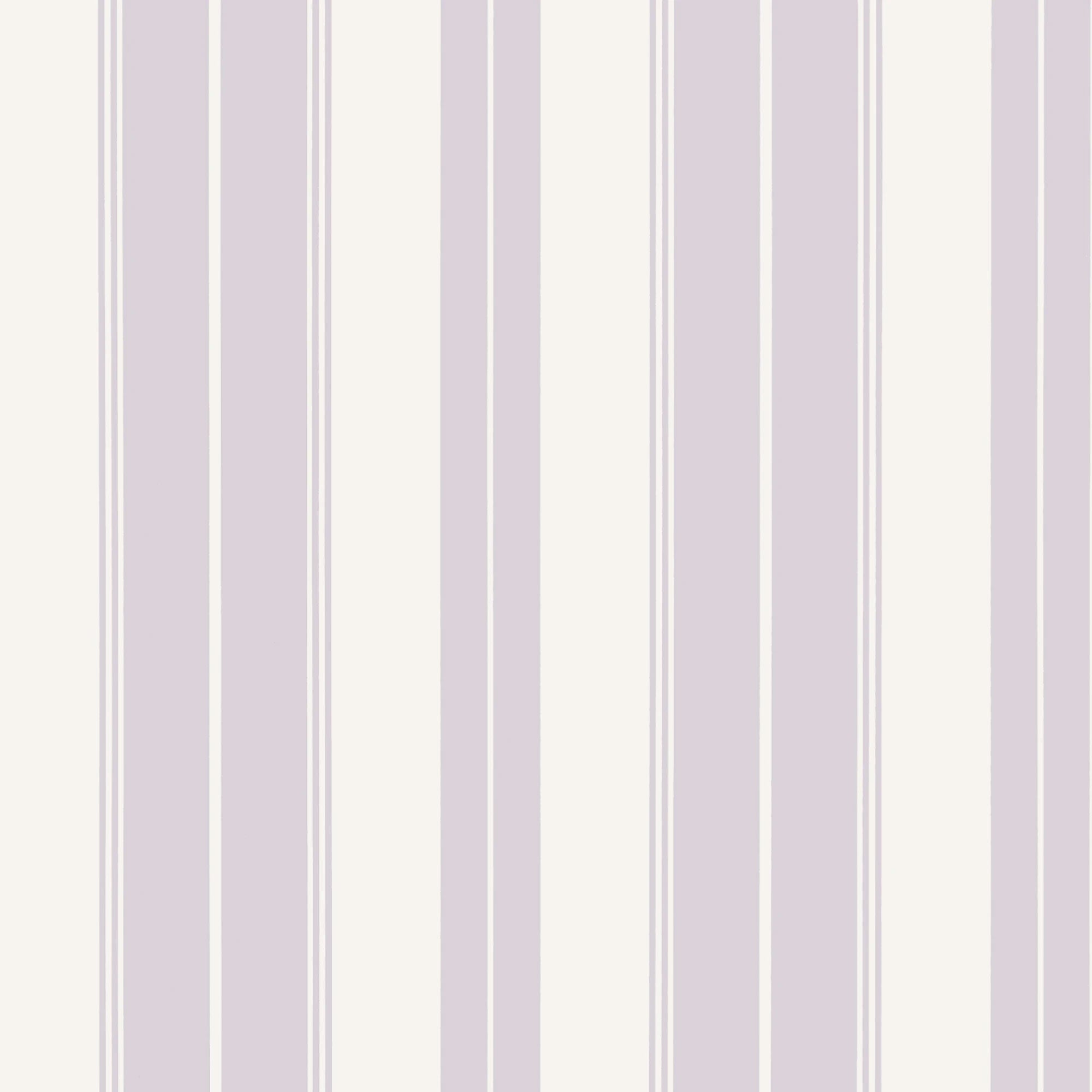 T44045 Norfolk Stripe Lilac Stripes and Checks Resource Wallpaper by Thibaut