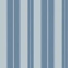 T44046 Norfolk Stripe French Blue Stripes and Checks Resource Wallpaper by Thibaut