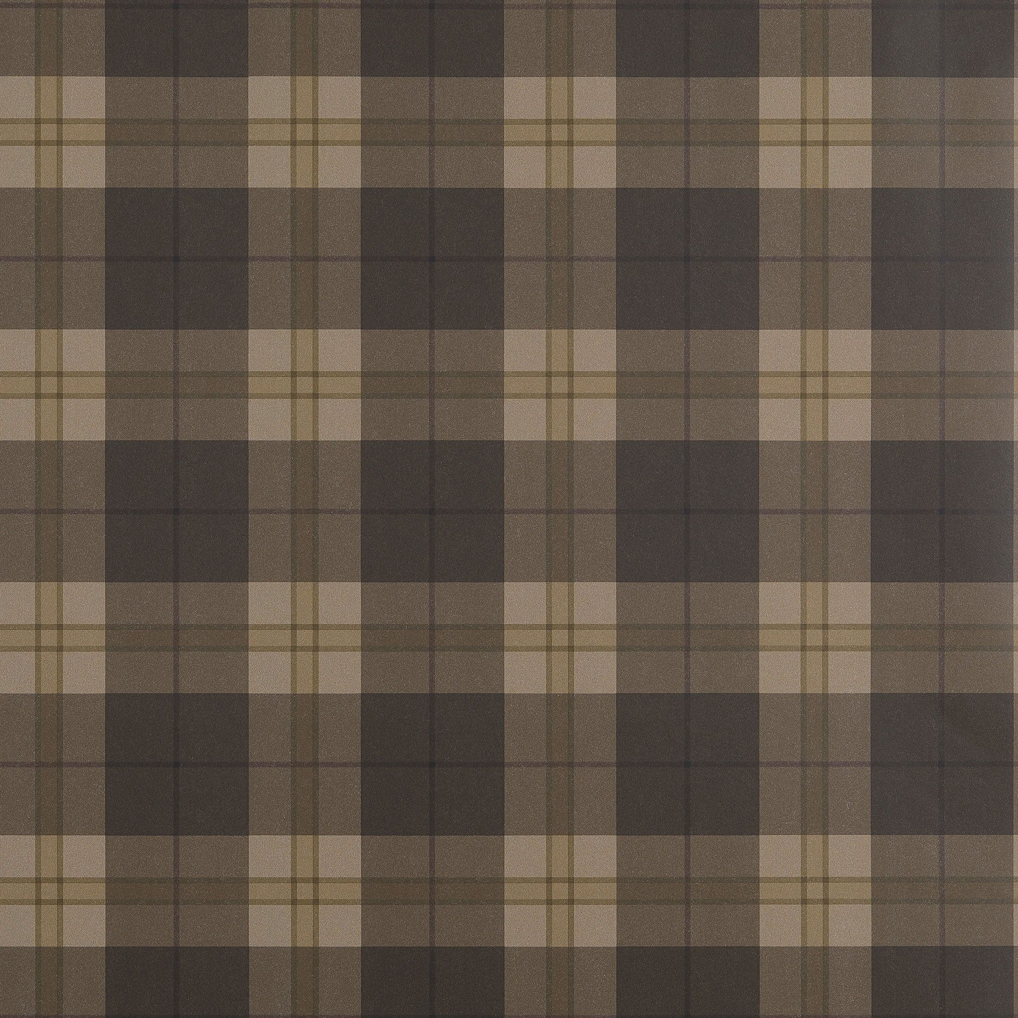 T44074 Douglas Plaid Brown Stripes and Checks Resource Wallpaper by Thibaut