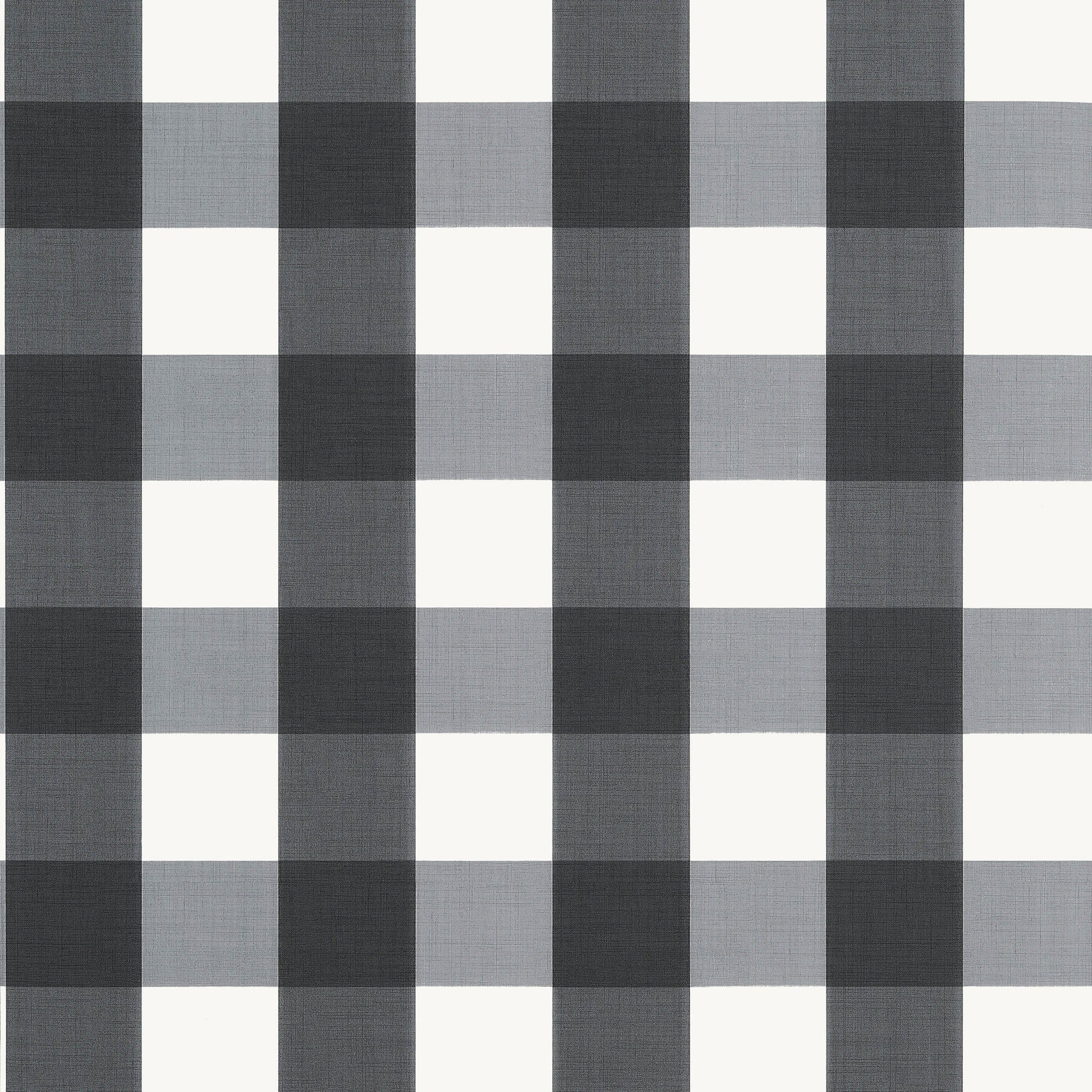 T44076 Buffalo Check Black Stripes and Checks Resource Wallpaper by Thibaut