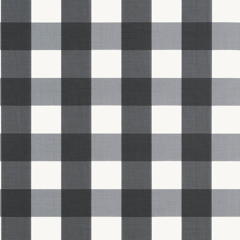 T44076 Buffalo Check Black Stripes and Checks Resource Wallpaper by Thibaut