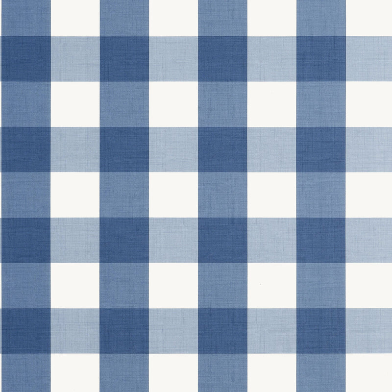 T44077 Buffalo Check Navy Stripes and Checks Resource Wallpaper by Thibaut