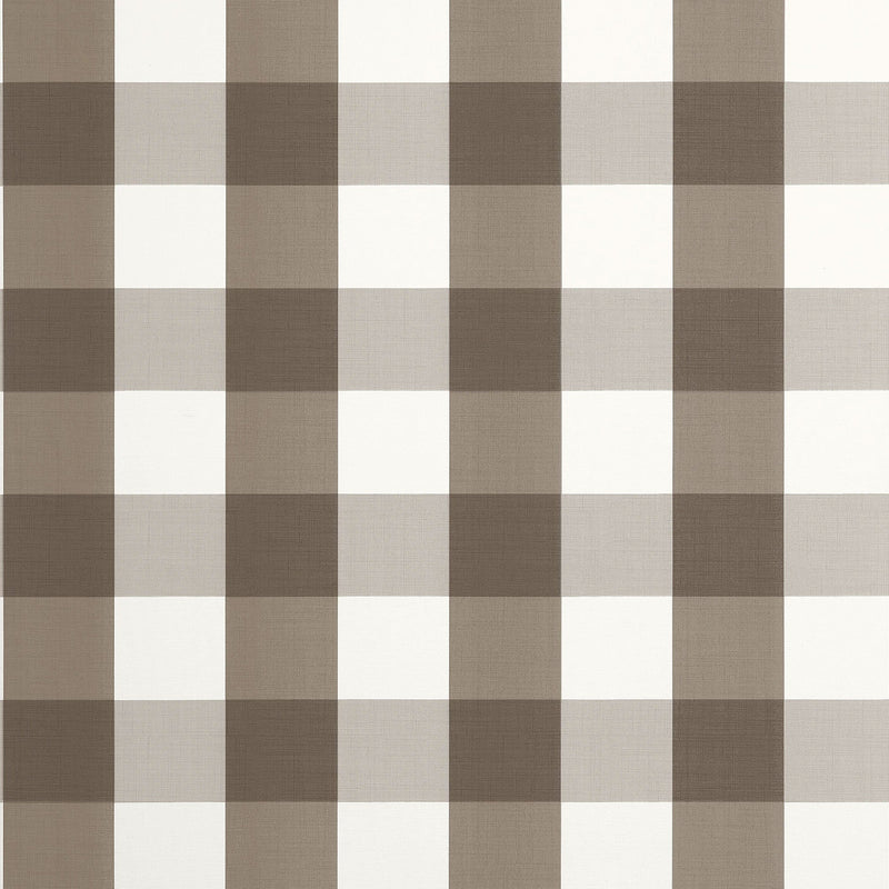 T44082 Buffalo Check Brown Stripes and Checks Resource Wallpaper by Thibaut