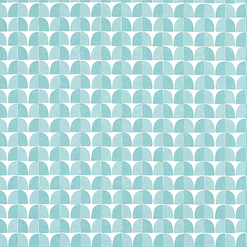 T45018 Solsbury Turquoise Wanderlust Wallpaper by Thibaut