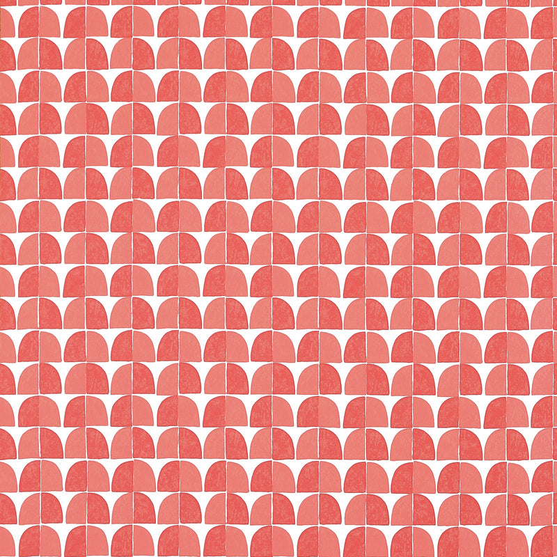 T45021 Solsbury Coral Wanderlust Wallpaper by Thibaut