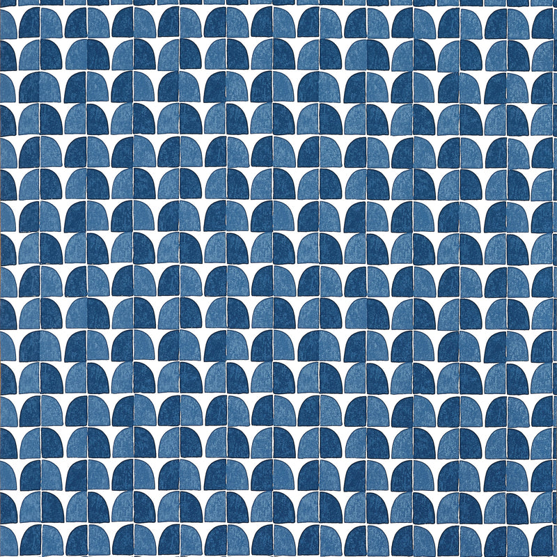 T45023 Solsbury Navy Wanderlust Wallpaper by Thibaut