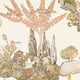 Orleans Apricot and Ginger Wanderlust Wallpaper by Thibaut