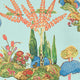 Orleans Turquoise Wanderlust Wallpaper by Thibaut